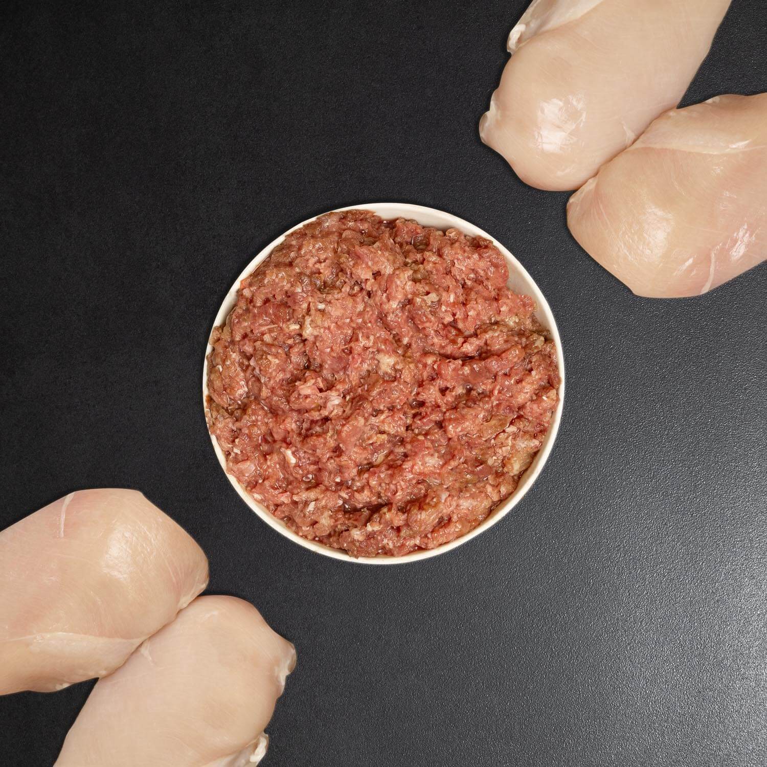 Chicken Meat & Offal Blend - 1kg Organ meat for pets
Chicken offal pet food
Balanced meat pet meals
Raw diet with offal
Low-fat meat pet food
High-nutrient meat blends