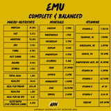 DOG- Emu (with fish) Blend (Completed and Balanced) - Nutritional Profile High-nutrient meat blends
Sustainable meat pet food
Dog food with organ meats
Healthy meat blends for pets
Omega-rich meat meals
Tailored meat nutrition
Single-ingredient pet offal