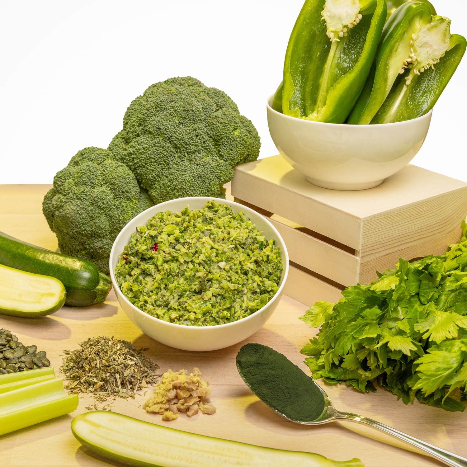 Seasonal Vege - Green Meal Booster Veggie mixes for dogs Low-calorie pet food toppers Gluten-free vegetable toppers Raw carrot dog topper Nutrient-dense veggie mix Dog food with vegetables