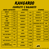 Kangaroo (Completed and Balanced) - Nutritional Profile Balanced raw dog food
Dog food with essential minerals
Freeze-dried dog meals
Immunity-boosting dog food
Dog food for muscle health
Complete grain-free dog blends
Low-allergy dog food
Low-carb dog food options
Senior dog nutrition