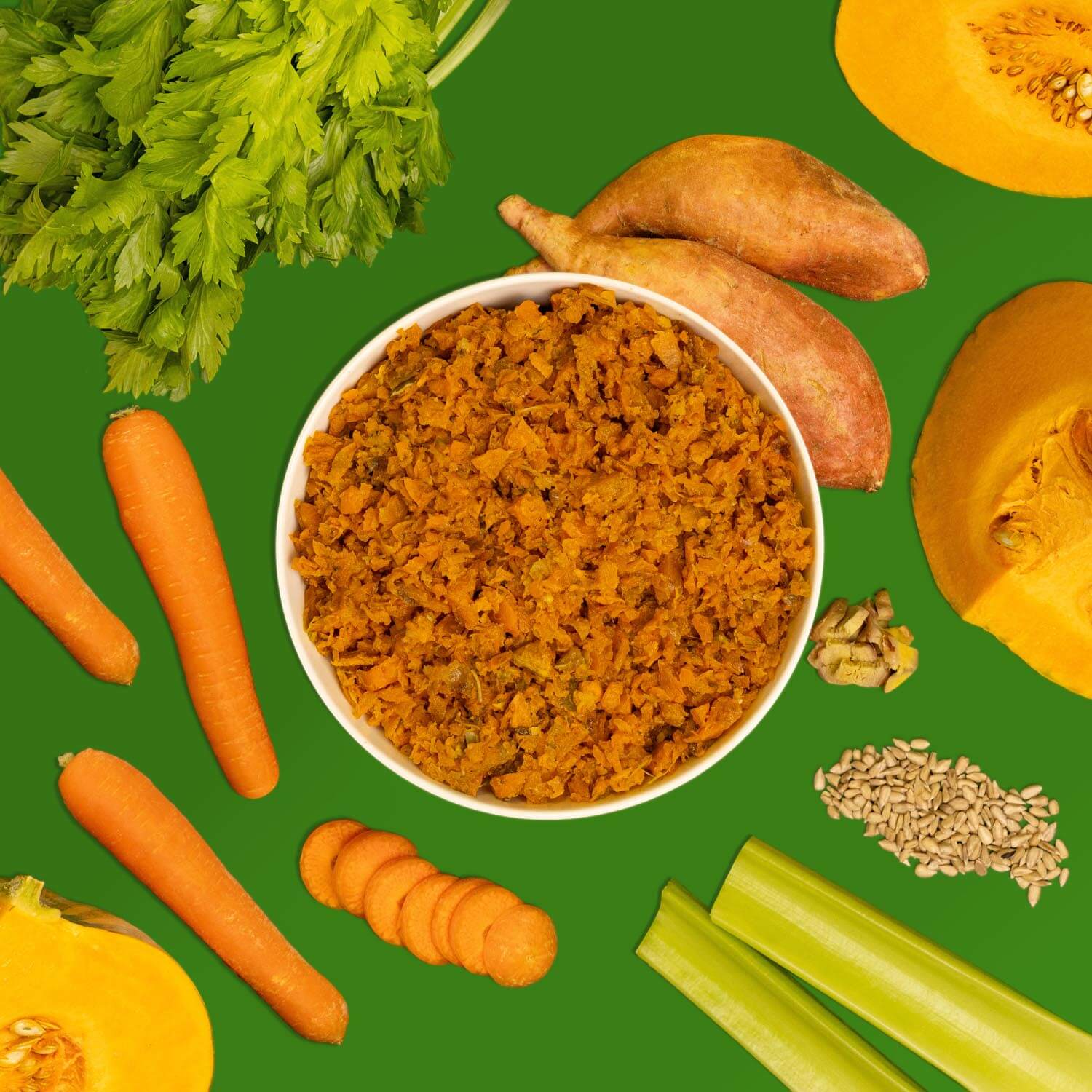 Seasonal Vege - Orange Meal Booster Dog food with vegetables Digestive-friendly veggie toppers Freeze-dried veggie pet toppers Antioxidant-rich toppers for pets Immunity-boosting veggie mix Fiber-rich pet food toppers