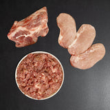Pork Meat & Offal Blend- 1kg Single-ingredient pet offal
Meat-based pet supplements
All-natural offal pet treats
Holistic meat pet food single protein pet food